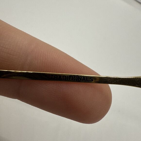B&L Ray Ban Traditionals W1539 VRAR Black/Gold Arm Frames Only